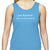 Ladies Sports Tech Tank Crew - "I Love Running, Just Not When I'm Doing It"