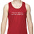 Men's Sports Tech Tank - "I May Not Pass You, But I Will Outlast You"