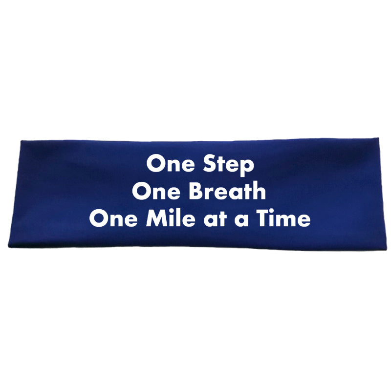 Coach Jenny's 'One Step, One Breath' Tech Headband