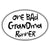 Large Oval Sticker "One Bad Grandma Runner"
