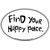 Large Oval Sticker "Find Your Happy Pace"