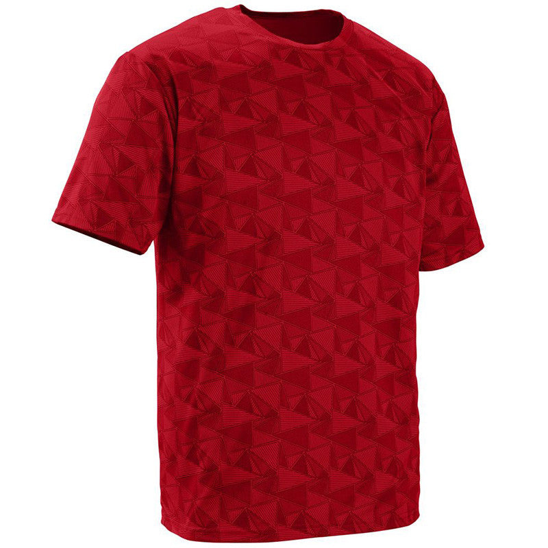 Mens "3 Point" Wicking Short Sleeve Crew