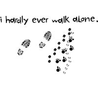 I Hardly Ever Walk Alone