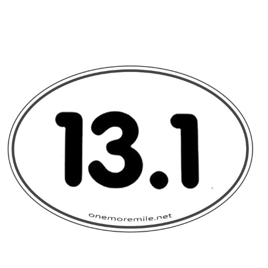 Small Oval Sticker "13.1"