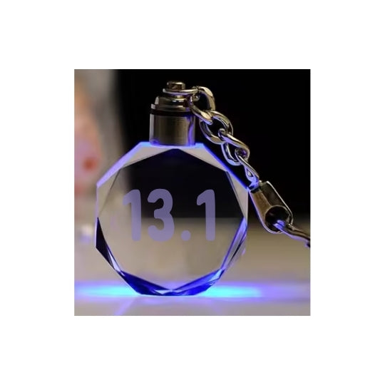 OMM's Crystal LED Light Keychains- "13.1"