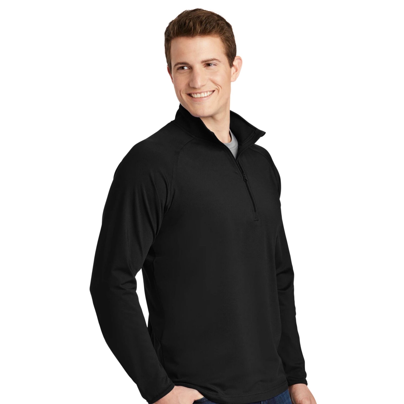 Men's Wicking 1/4 Zip Running Pullover