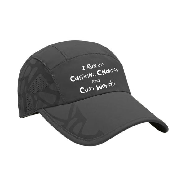 WebRunner Cap - I Run On Caffeine, Chaos And Cuss Words - One More Mile