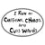 Large Oval Sticker "I Run On Caffeine, Chaos & Cuss Words"