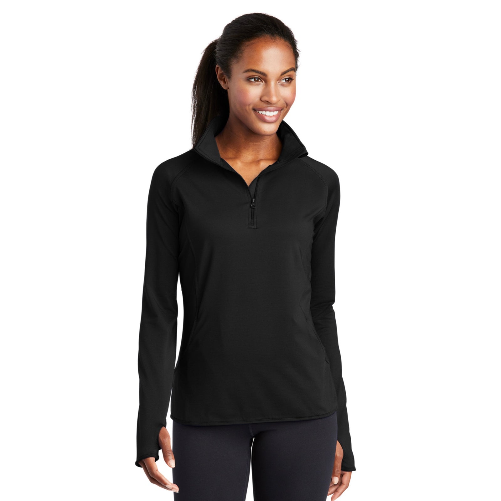 Woman’s Wicking 1/4 Zip Running Pullover