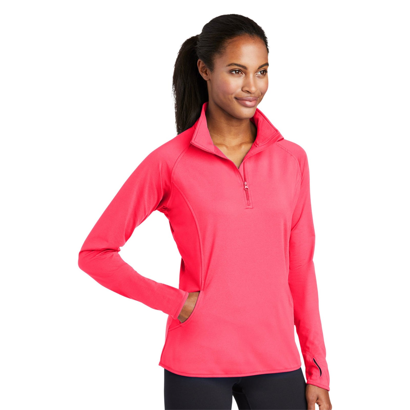 Woman’s Wicking 1/4 Zip Running Pullover