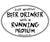 Large Oval Sticker "Just Another Beer Drinker With A Running Problem"