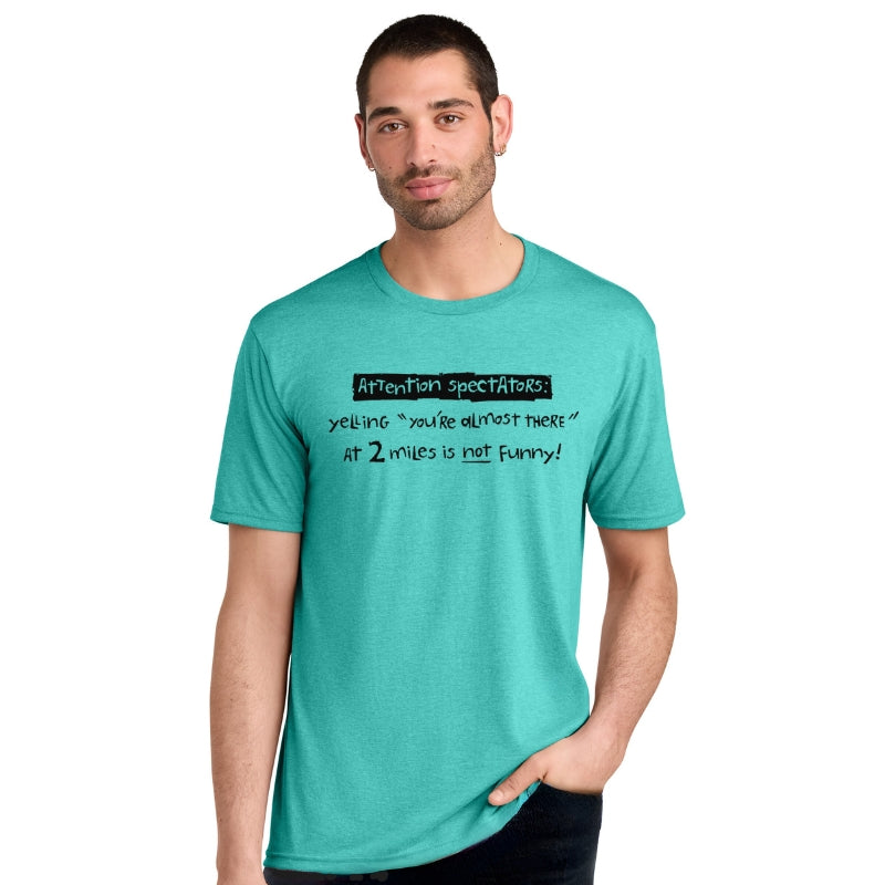 Men's Perfect Tri Short Sleeve V - "Attention Spectators"