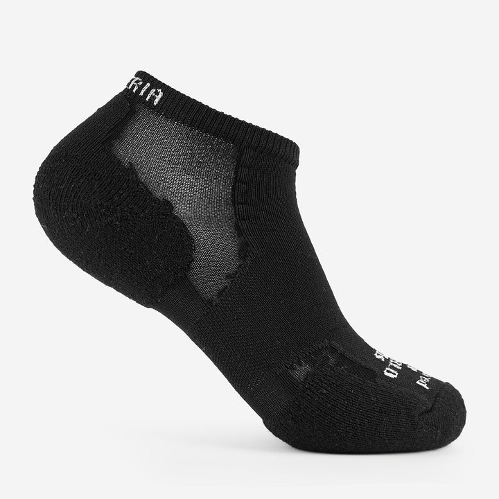 Experia TECHFIT Light Cushion Low-Cut Socks | XCCU- Solid Black