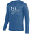 Men's Heathersoft Tech Long Sleeve Crew - "13.1 Miles 'Cause I Am Only Half Crazy"