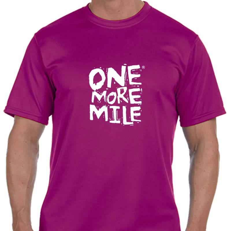 Men's Sports Tech Short Sleeve Crew - "One More Mile"
