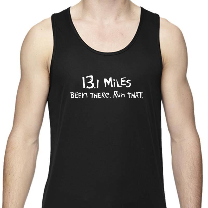 Men's Sports Tech Tank - "13.1 Miles: Been There. Run That."