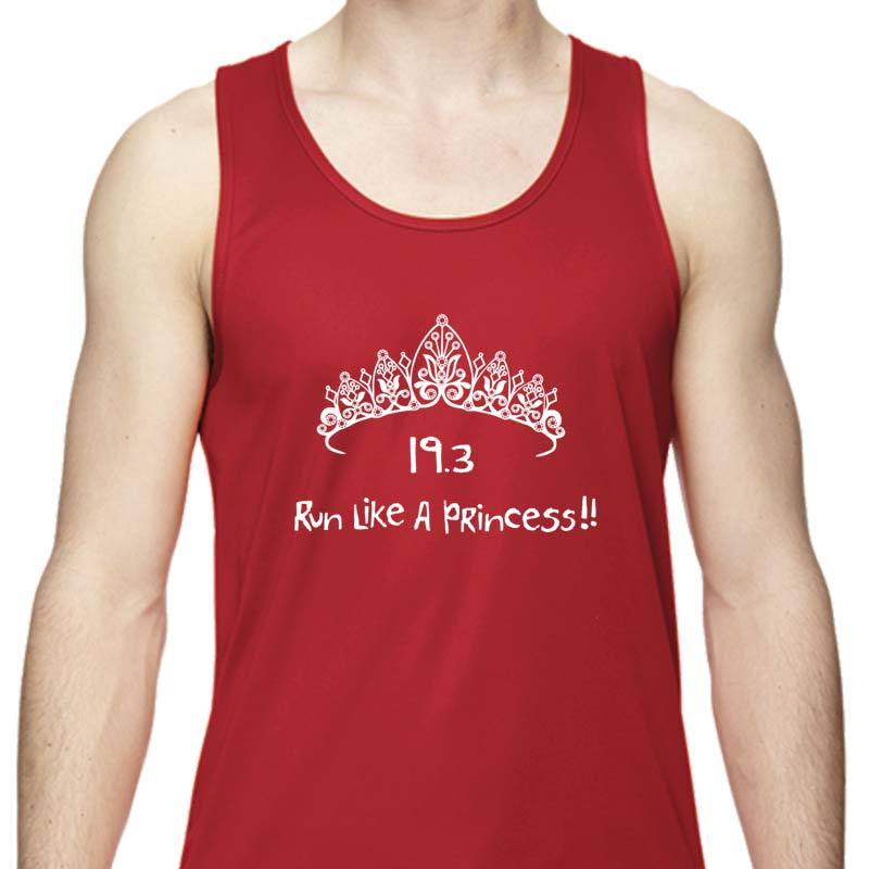 Men's Sports Tech Tank - "19.3 Run Like A Princess"