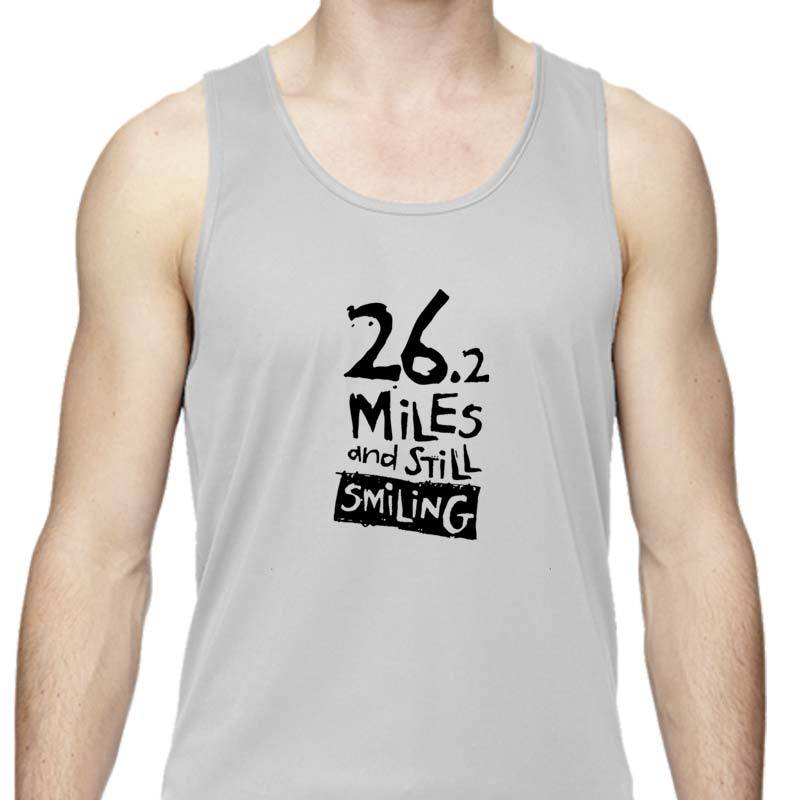 Men's Sports Tech Tank - "26.2 Miles And Still Smiling"