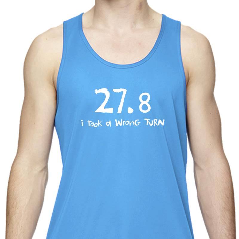 Men's Sports Tech Tank - "27.8  I Took A Wrong Turn"