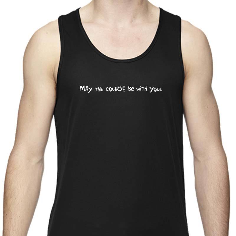 Men's Sports Tech Tank - "May The Course Be With You"