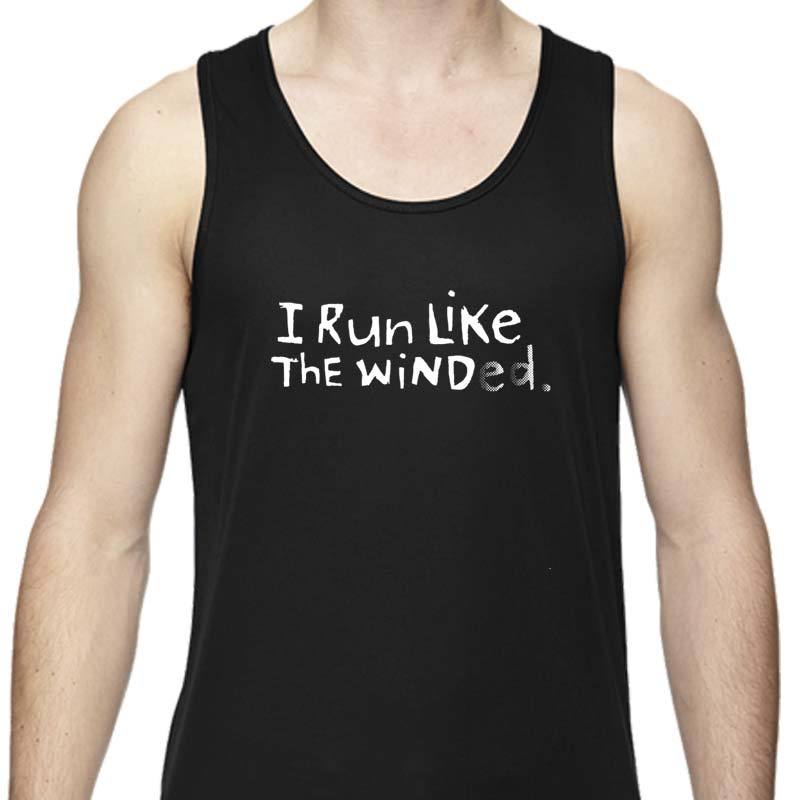 Men's Sports Tech Tank - "I Run Like The Winded"