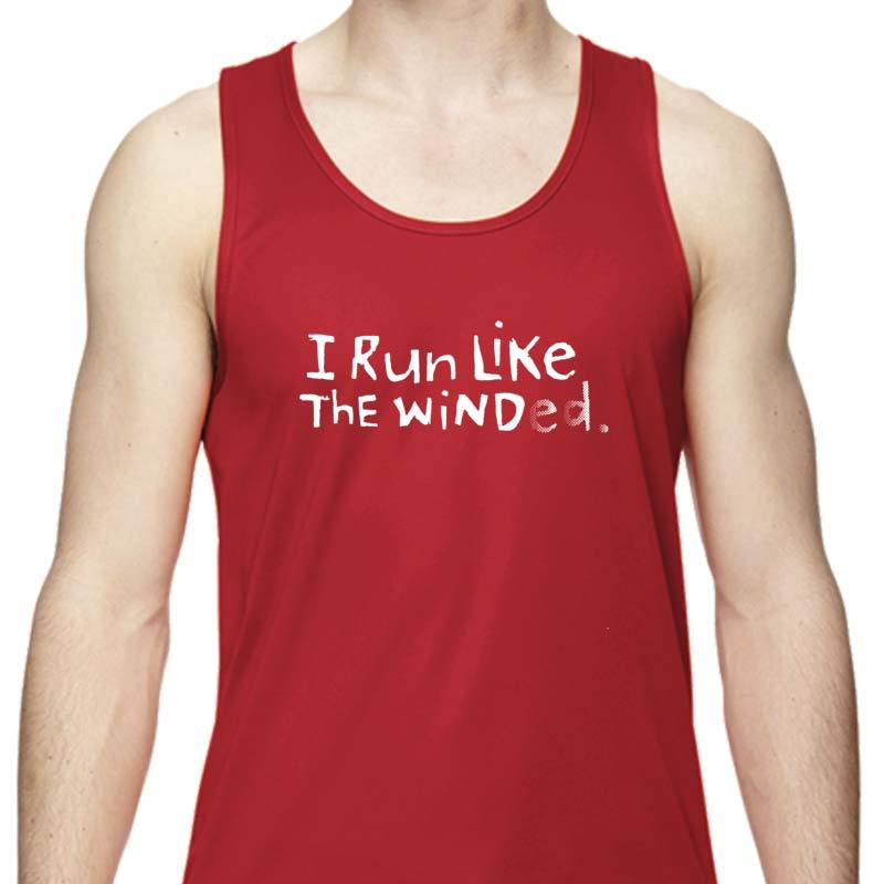 Men's Sports Tech Tank - "I Run Like The Winded"