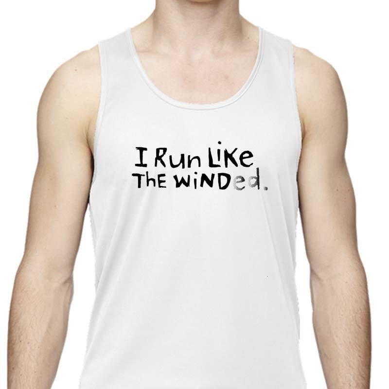 Men's Sports Tech Tank - "I Run Like The Winded"