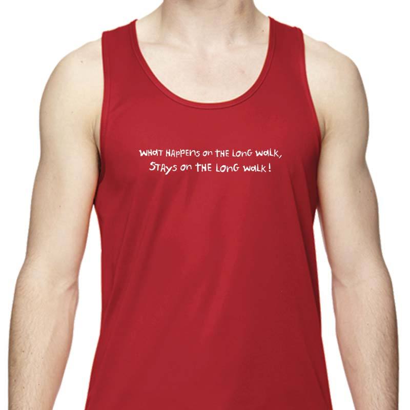 Men's Sports Tech Tank - "What Happens On The Long Walk, Stays On The Long Walk"