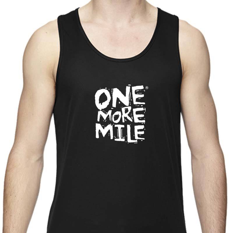 Men's Sports Tech Tank - "One More Mile"