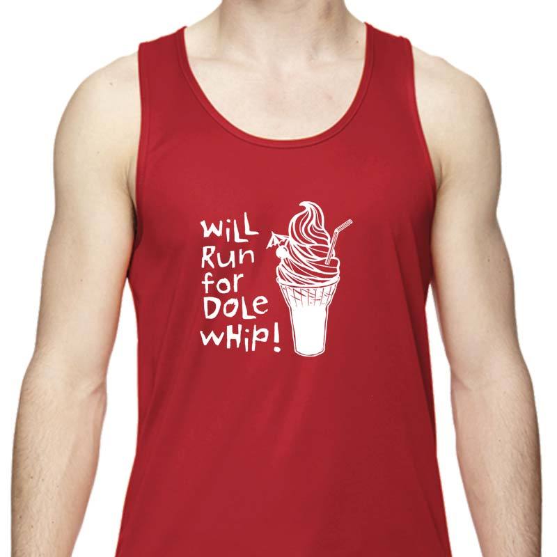 Men's Sports Tech Tank - "Will Run For Dole Whip"