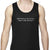 Men's Sports Tech Tank - "What Happens On The Long Run Stays On The Long Run"