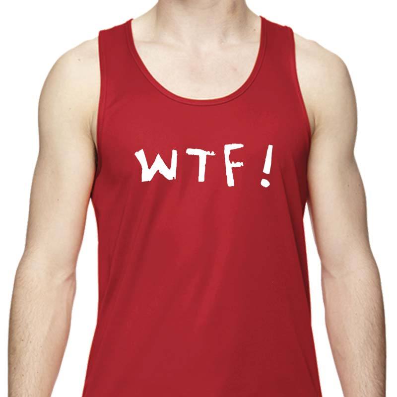 Men's Sports Tech Tank - "WTF (Where's The Finish?)"
