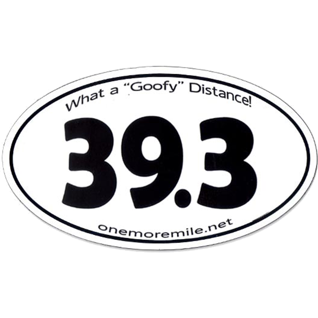 Car Magnet "39.3 What A Goofy Distance"