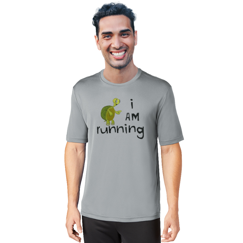 Men's Competitor Short Sleeve - "I Am Running"