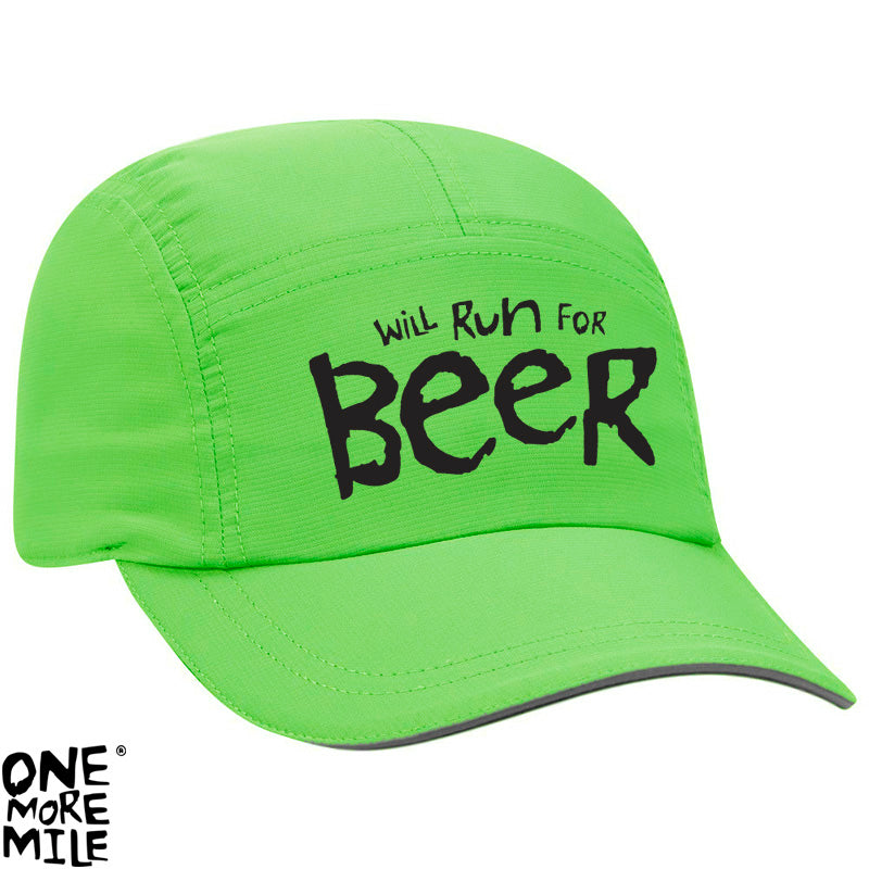 OMM Marathon Cap - "Will Run For Beer"