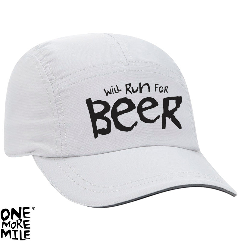 OMM Marathon Cap - "Will Run For Beer"