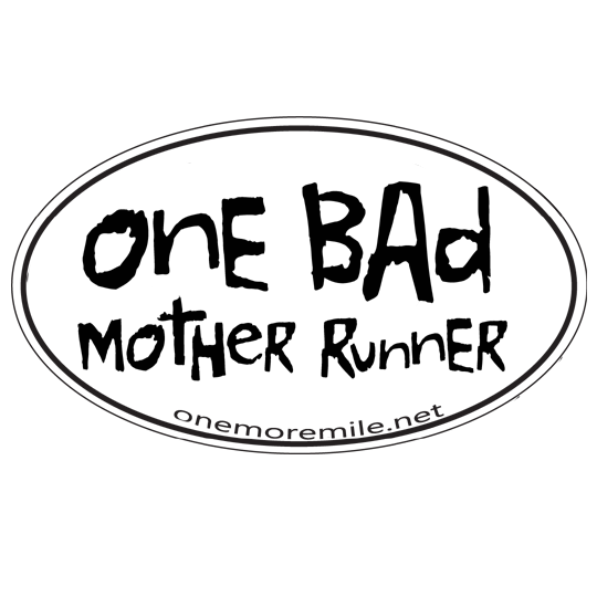 Car Magnet "One Bad Mother Runner"